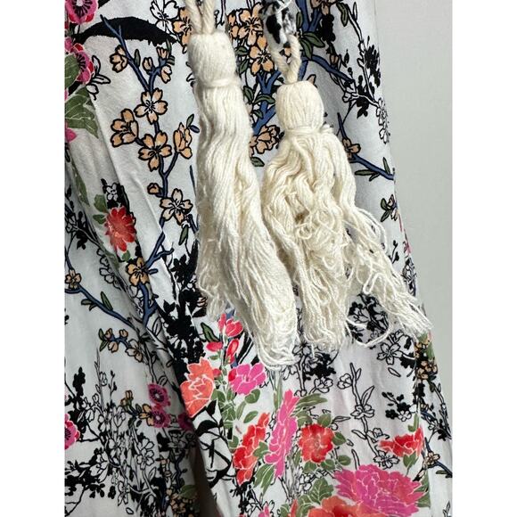 Filtre Women's Floral Wide Leg Palazzo Drawstring Pants size Small - Picture 5 of 5